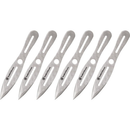 Juego 6 Cuchillos acero inoxidable  Smith & Wesson