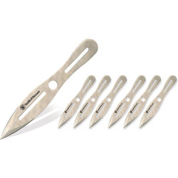Juego 6 Cuchillos acero inoxidable  Smith & Wesson