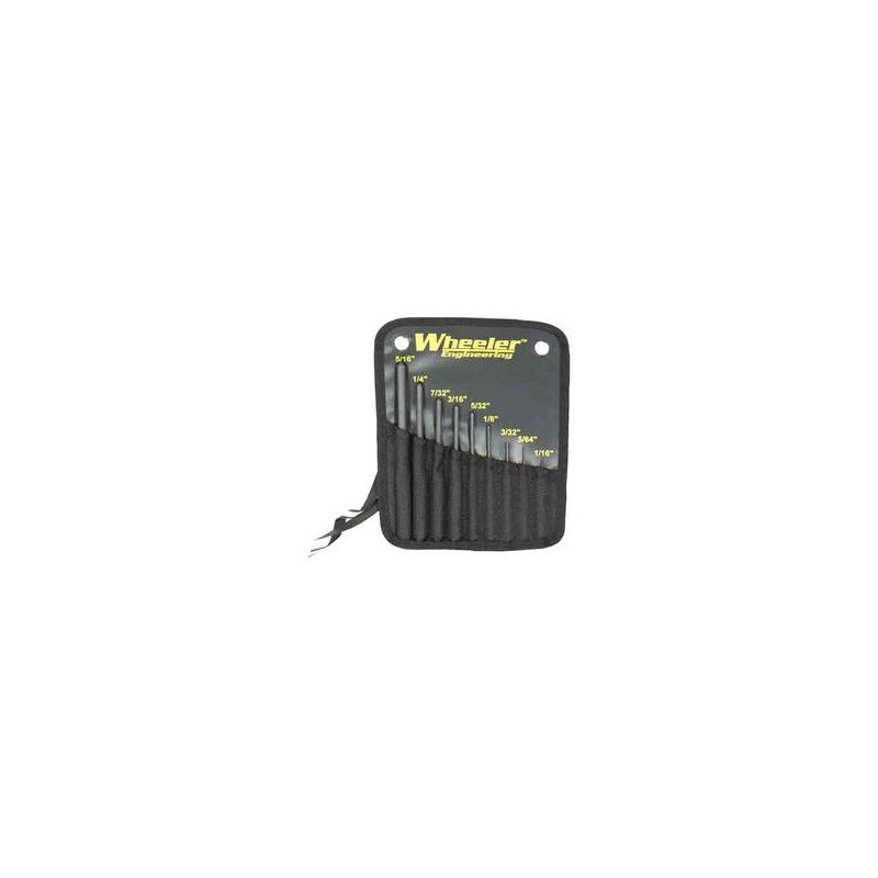 Botadores  Wheeler para pasador set de 9 con roll pin