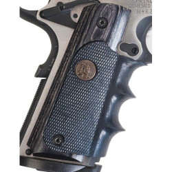 Cachas 1911 laminada en plata y goma con dedos