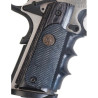 Cachas Colt 1911  de madera y goma con dedos