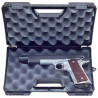 Caja MTM para revolver.- pistola. 6"  negra