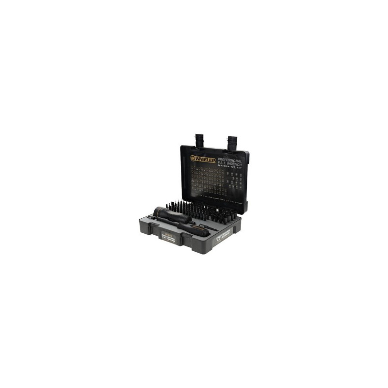 Destornillador Presion Wheeler y accesorios 100 piezas