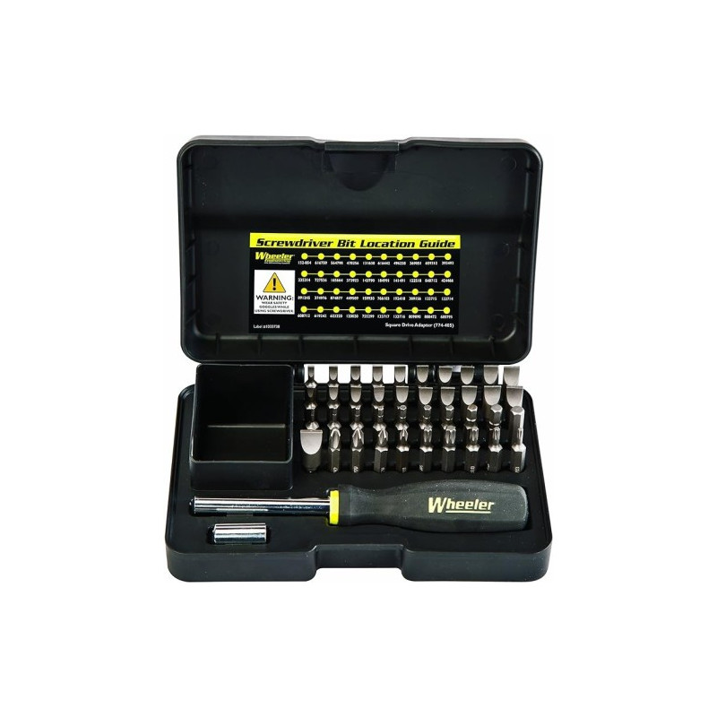 Destornillador Wheeler y accesorios 43 piezas
