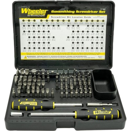 Destornillador Wheeler y accesorios 89 piezas