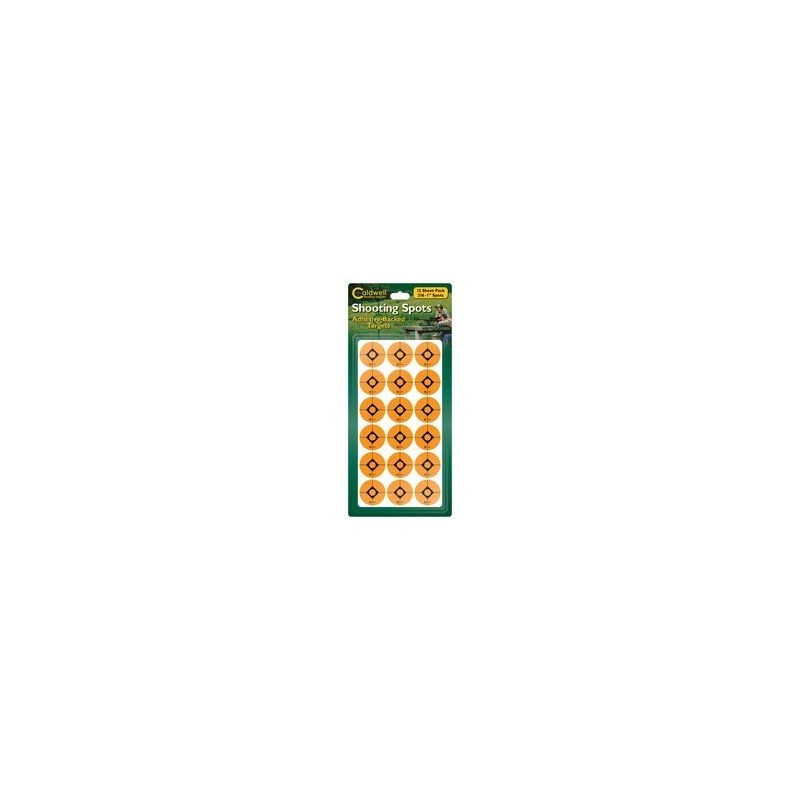 Dianas fluorescentes 2"  naranja  (12 unid) (OB)