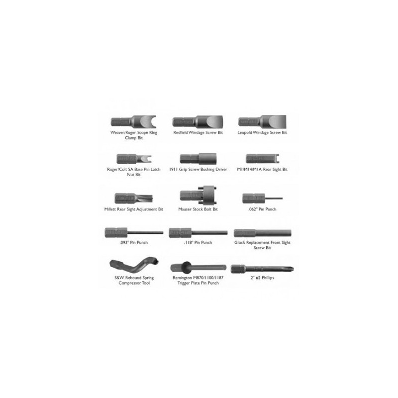 Kit de 17 puntas para destornillador Wheeler