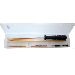 Kit Limpieza plast. 3 piezas Cal. 8mm transparente Megaline