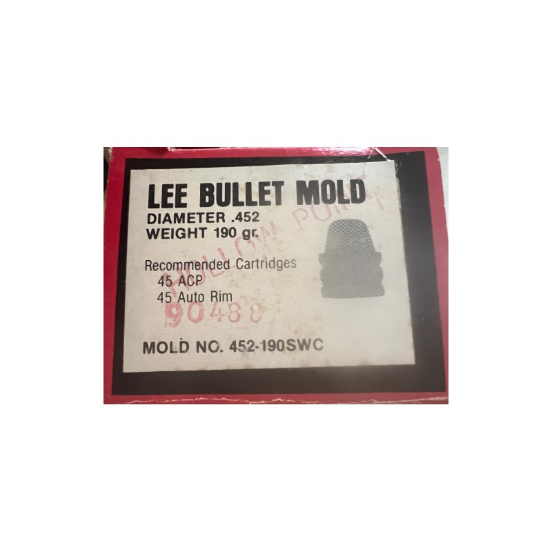 Molde .452-190gr SWC