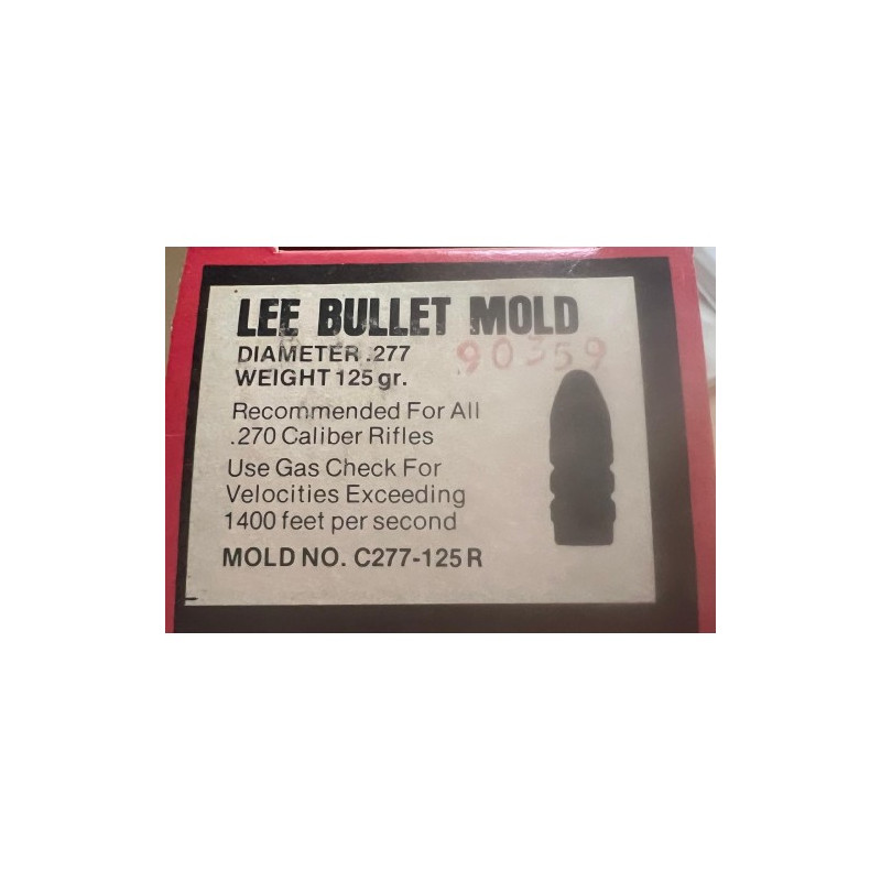 Molde C277-125R 1 Cavidad