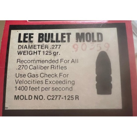 Molde C277-125R 1 Cavidad