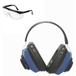 Safety Value Pack Gafa Transp. casco azul