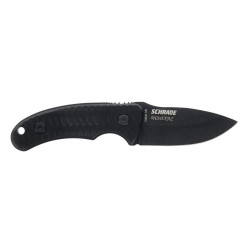 Cuchillo fijo negro Wolverine mini SCHRADE