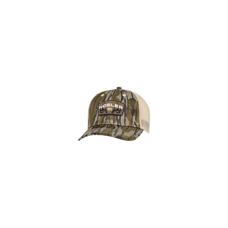 Gorra Nosler Bottomland Trucker Mossy Oak Snapback