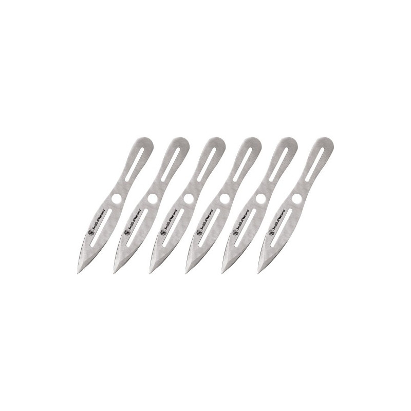 Juego 6 Cuchillos acero inoxidable  Smith & Wesson