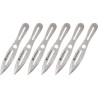 Juego 6 Cuchillos acero inoxidable  Smith & Wesson