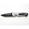 Navaja plegable negra y mango de aluminio Smith & Wesson (OB)